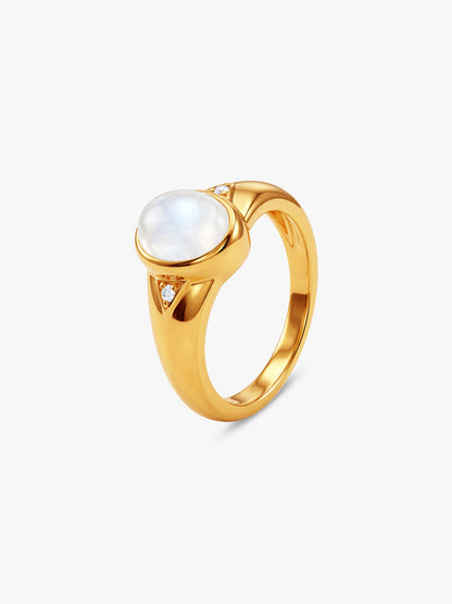 Golden Moonora Ring For Him (Size 16)