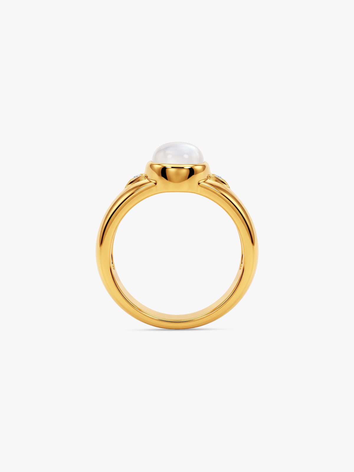 Golden Moonora Ring For Him (Size 16)