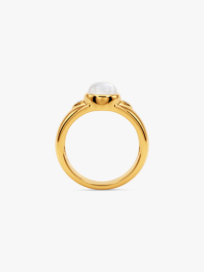 Golden Moonora Ring For Him (Size 16)