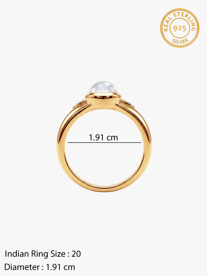 Golden Classic Creation Ring For Him (Size 20)