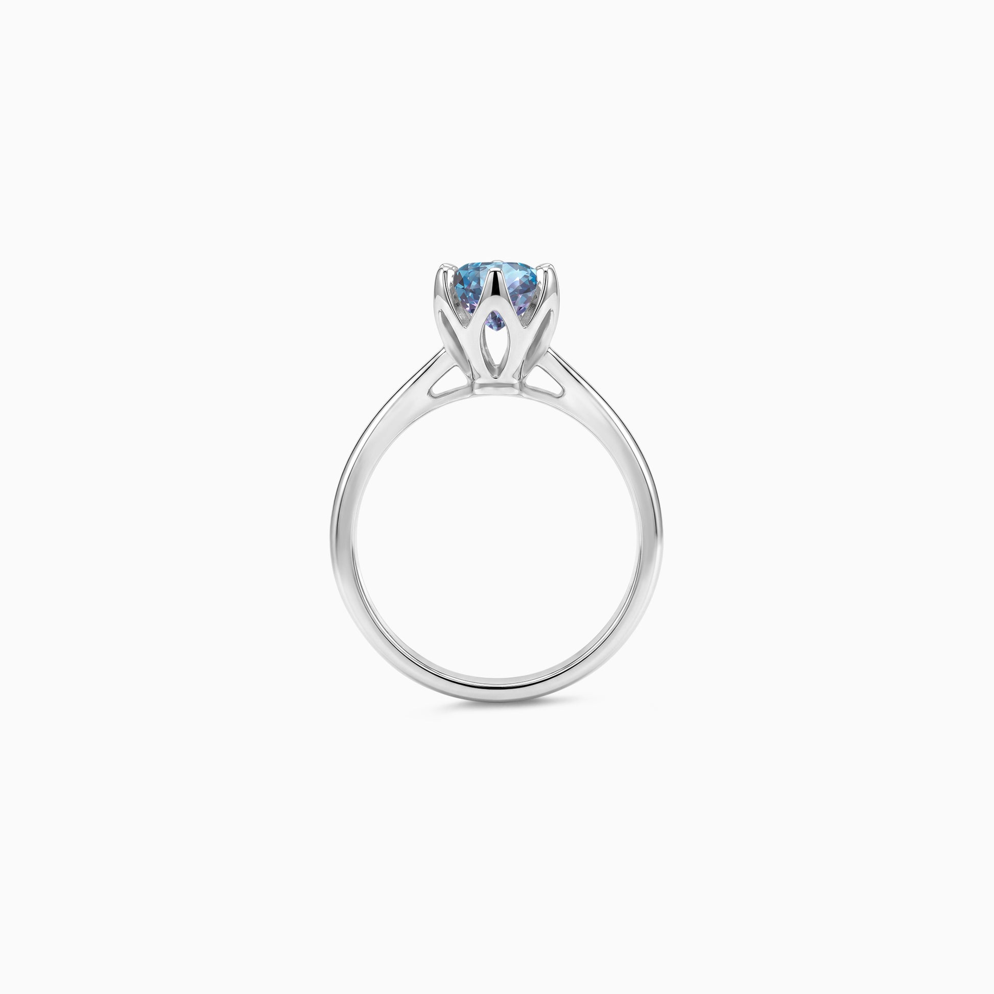 Silver Nerea Claw Set Ring (Size 11)