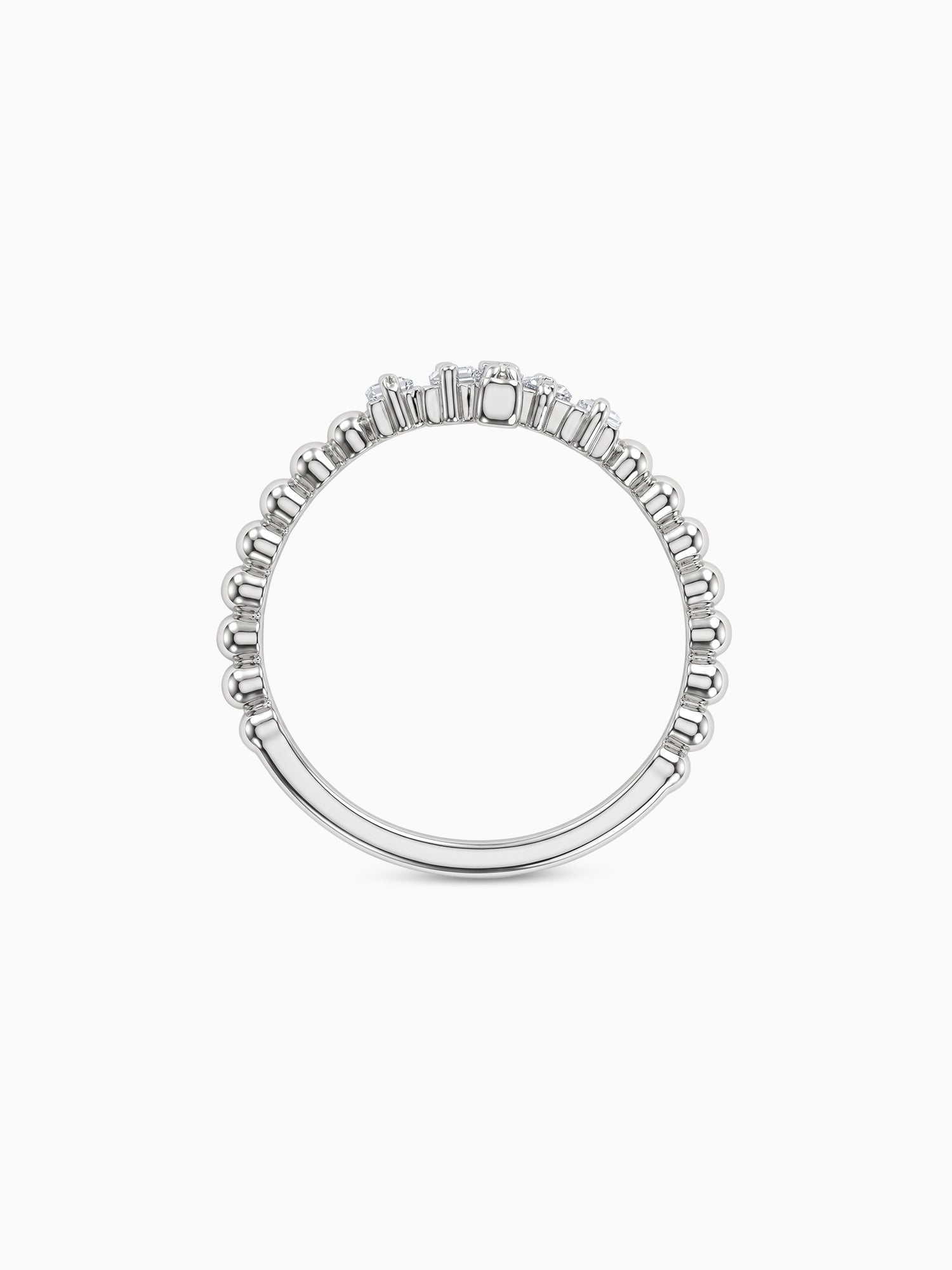 Silver Art Pop Ring (Size 11)