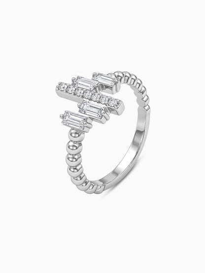 Silver Art Pop Ring (Size 11)