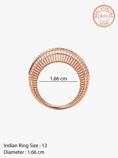 Rose Gold Chione Ring (Size 12)