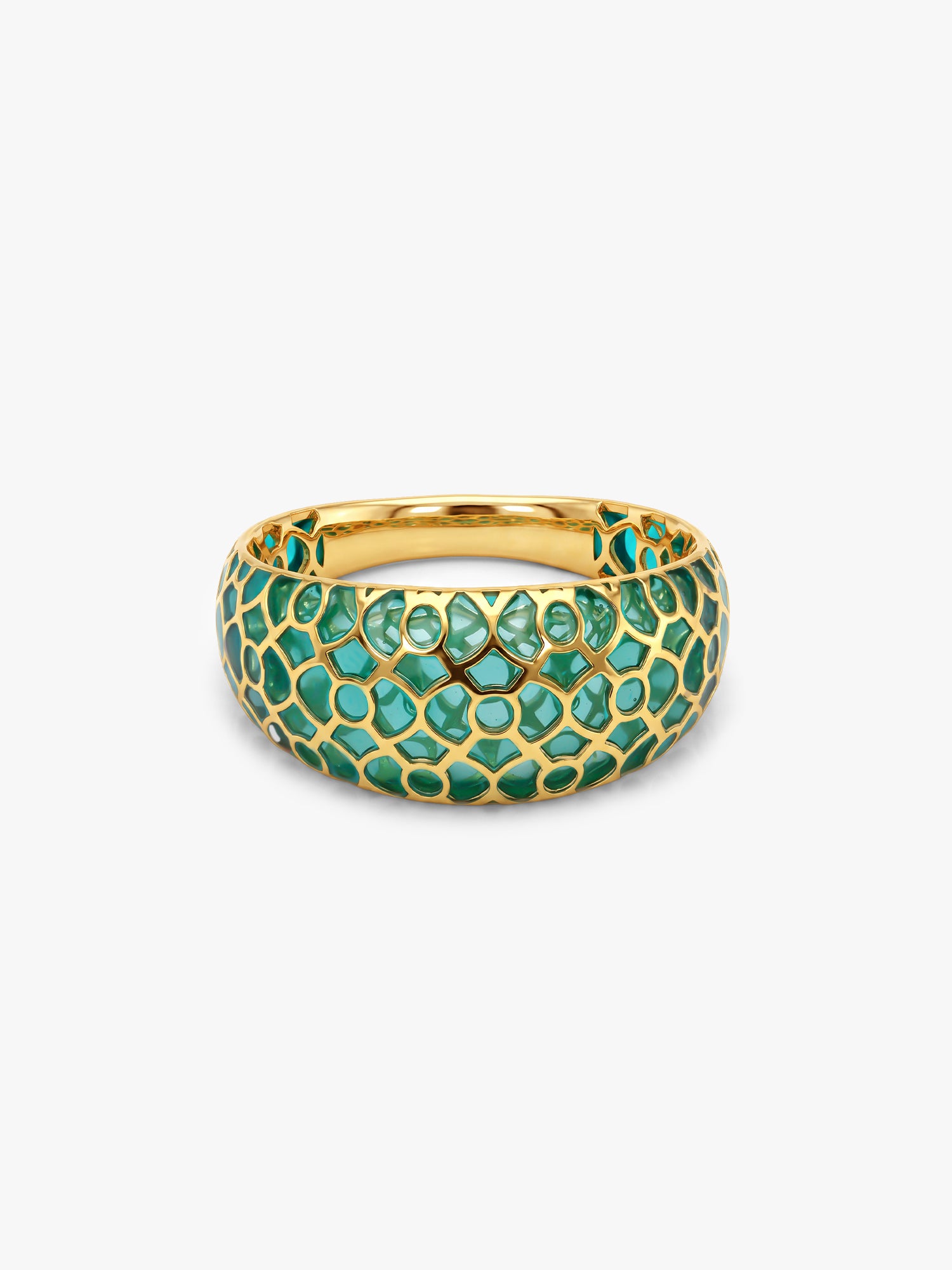 Golden Classic Net Ring (Size 12)