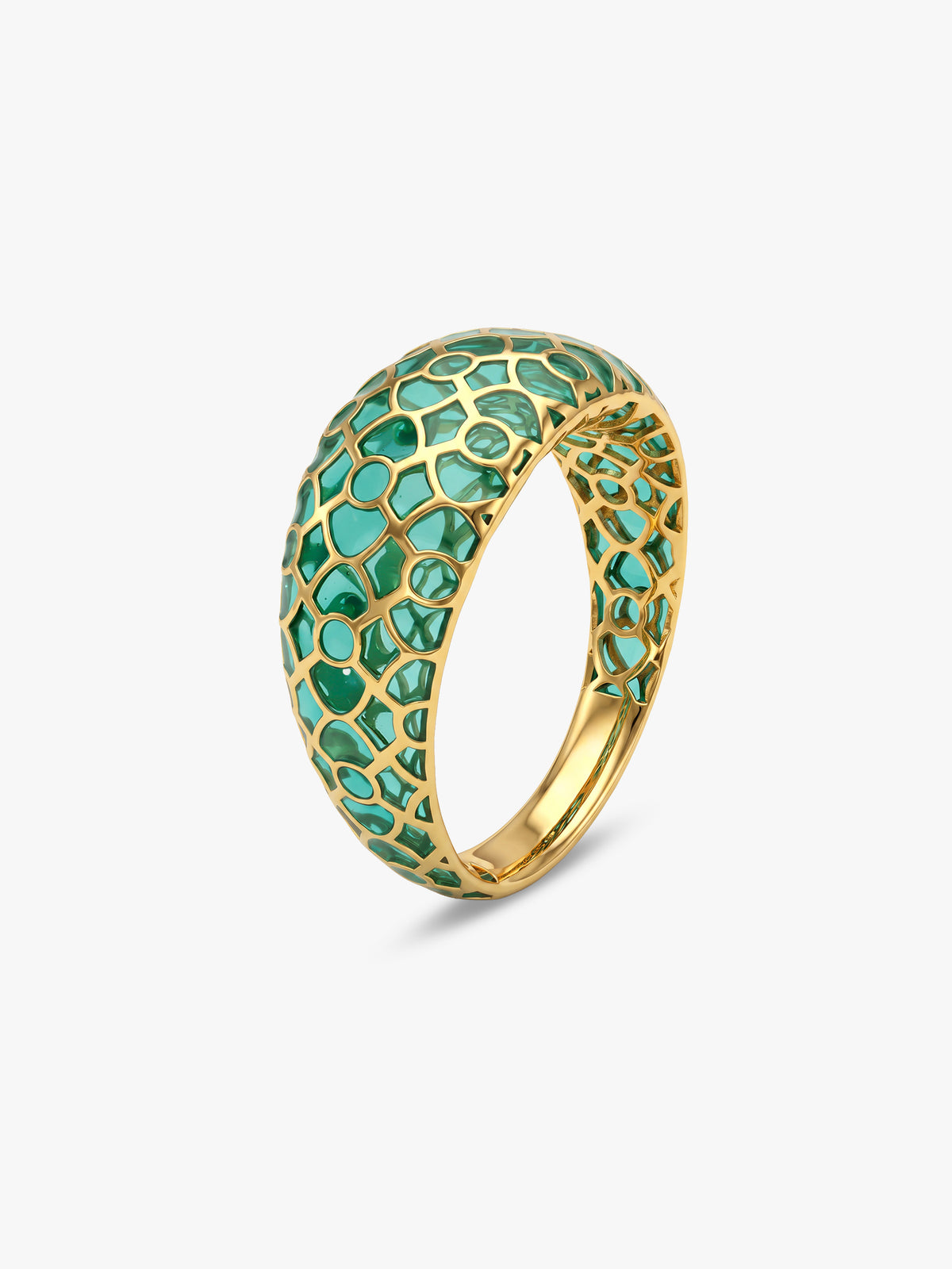 Golden Classic Net Ring (Size 12)