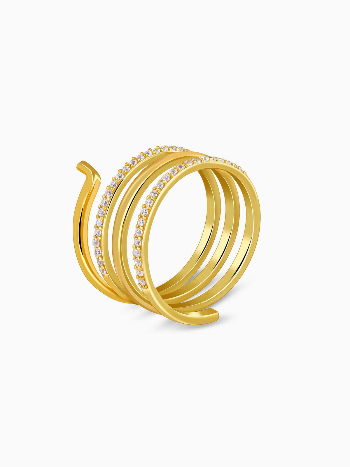 Golden Gilded Flow Ring