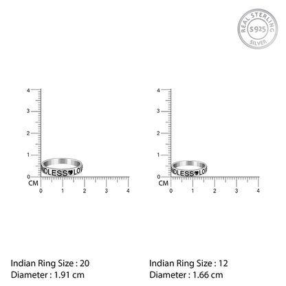 Silver Endless Love Couple Rings