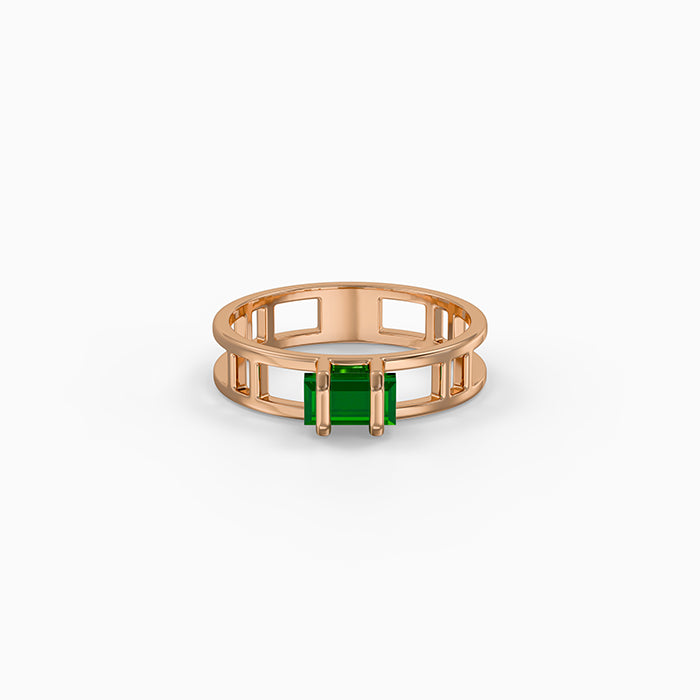Rose Gold Verde Luxe Ring (Size 12)