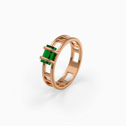 Rose Gold Verde Luxe Ring (Size 12)