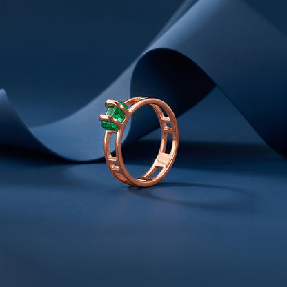 Rose Gold Verde Luxe Ring (Size 12)
