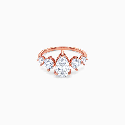Rose Gold Quiet Glamour Ring (Size 12)