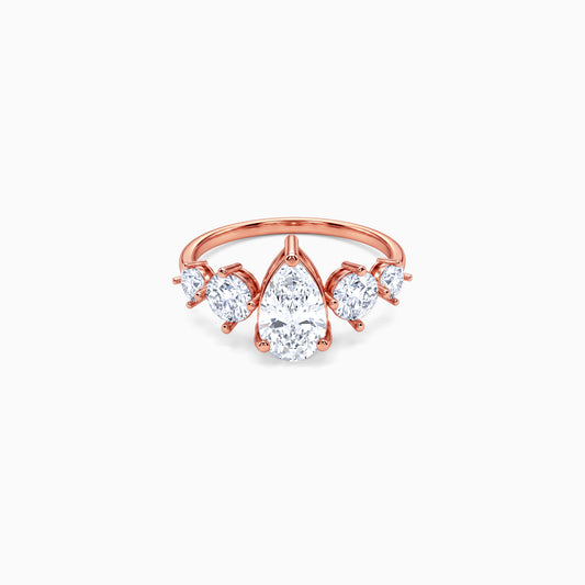 Rose Gold Quiet Glamour Ring (Size 12)
