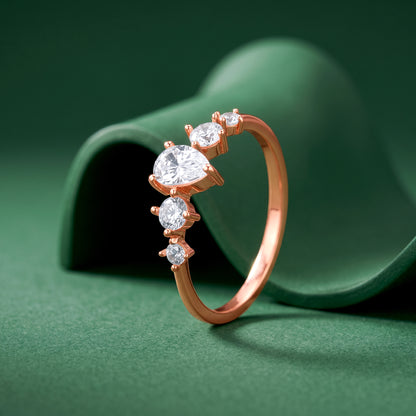 Rose Gold Quiet Glamour Ring (Size 12)
