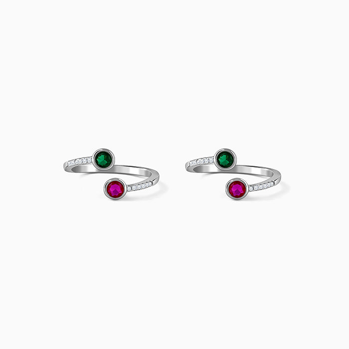 Silver Dhanya Toe Rings