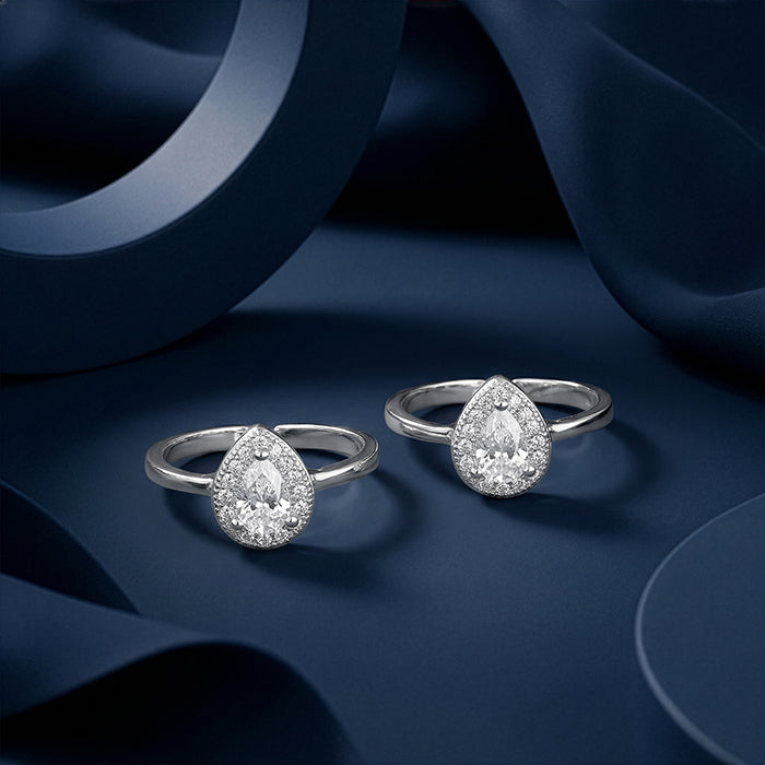 Silver Eshani Toe Rings