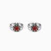 Oxidised Silver Aishwarya Toe Rings