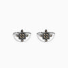 Oxidised Silver Chaturasra Toe Rings
