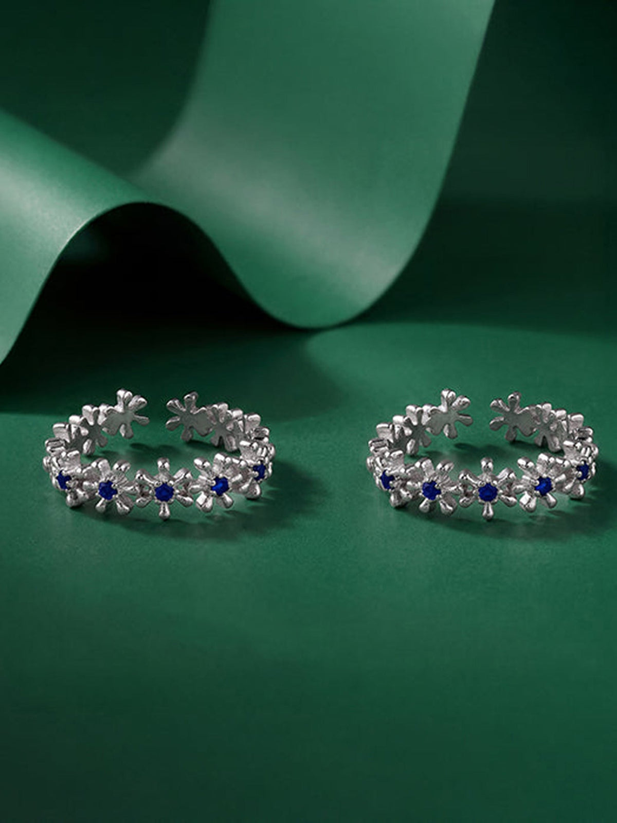 Silver Ragini Kali Toe Rings