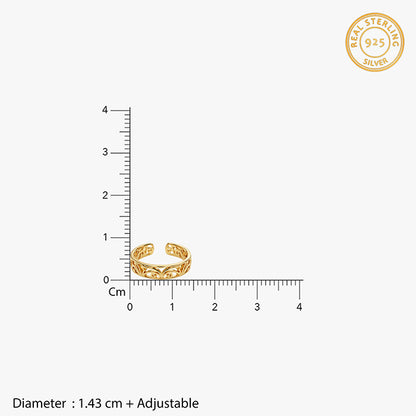 Golden Prapti Toe Rings
