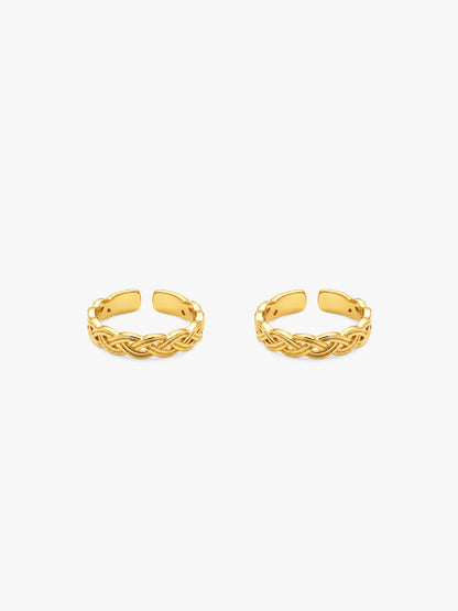 Golden Amaira Toe Rings