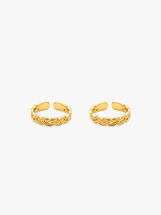 Golden Amaira Toe Rings