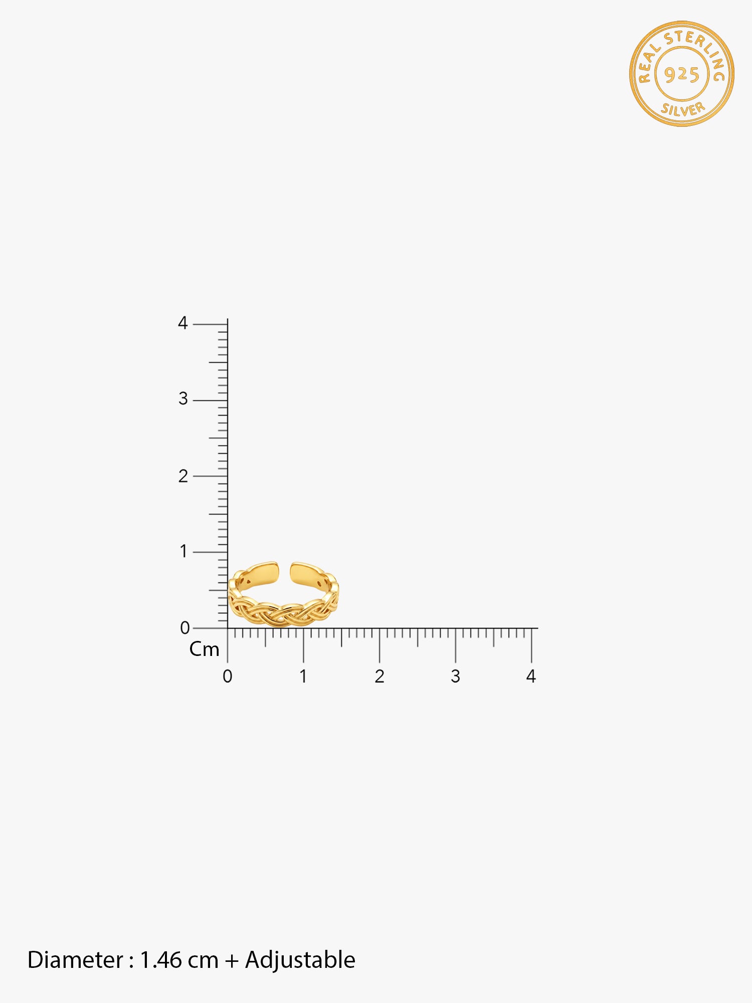 Golden Amaira Toe Rings