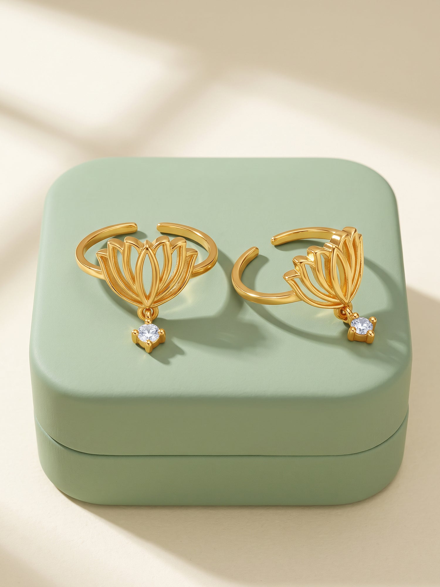 Golden Kamalini Toe Rings