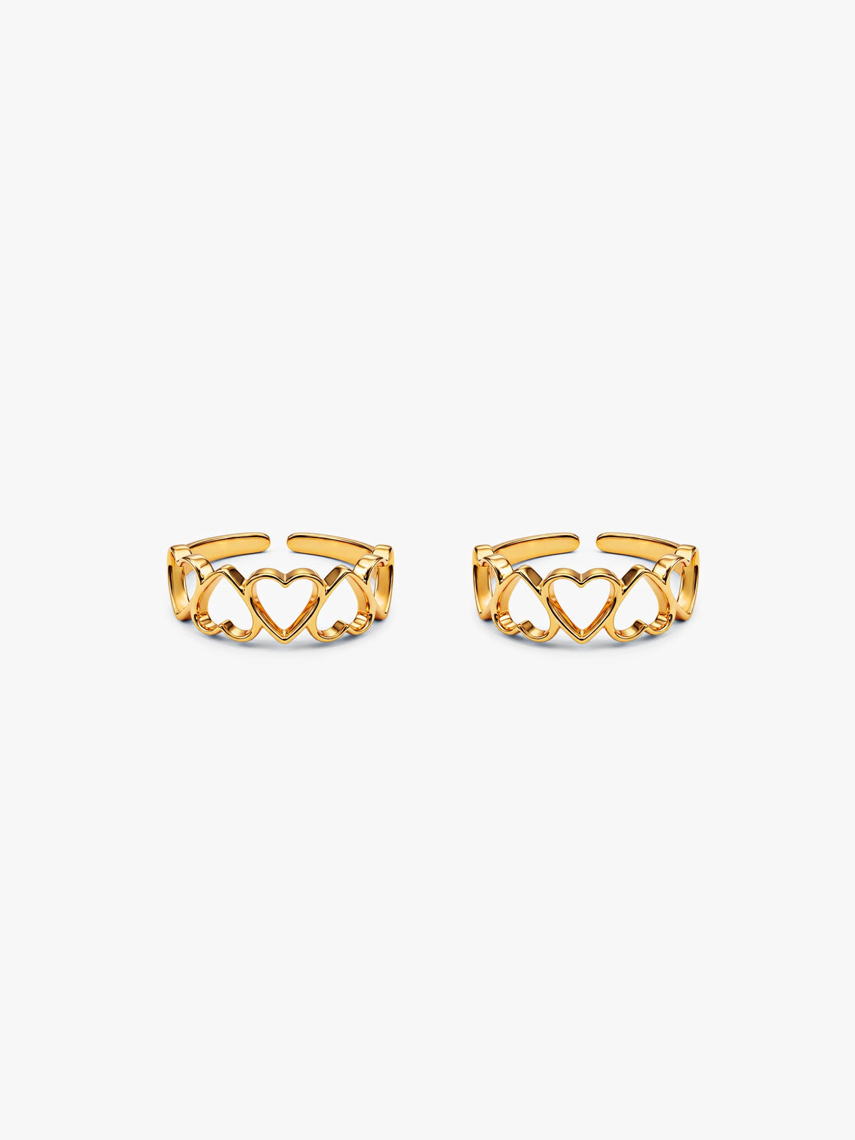 Golden Pyaar Toe Rings