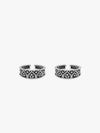 Oxidised Silver Bhumika Toe Rings