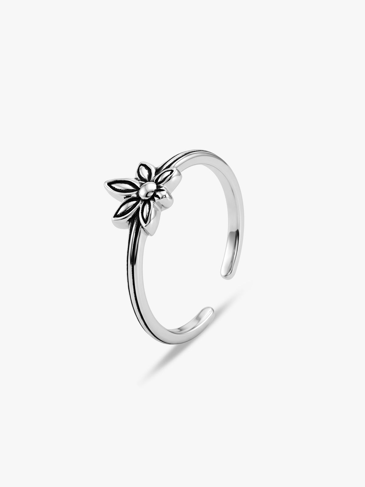 Oxidised Silver Bhavika Toe Rings