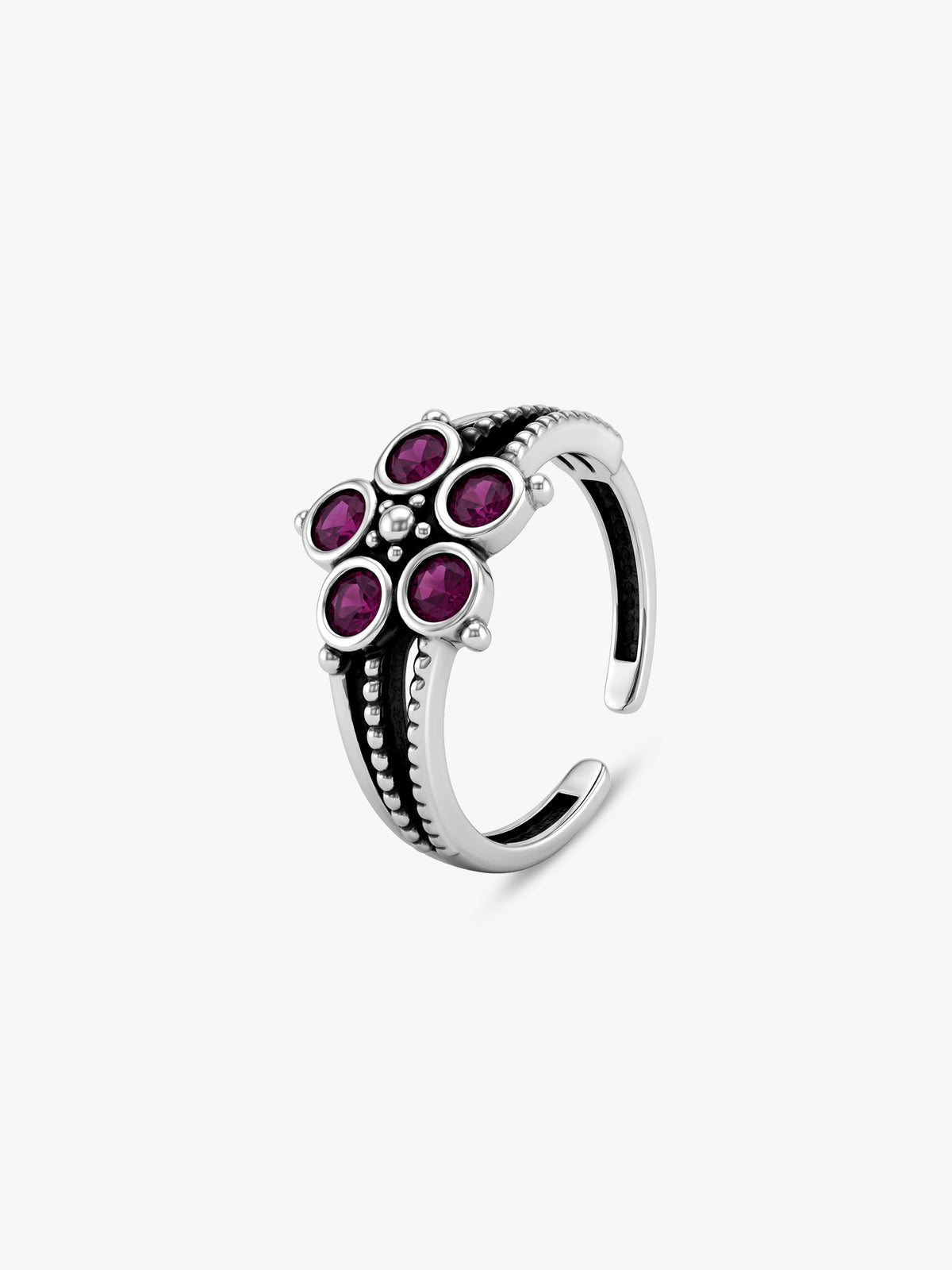 Oxidised Silver Kaumudi Toe Rings
