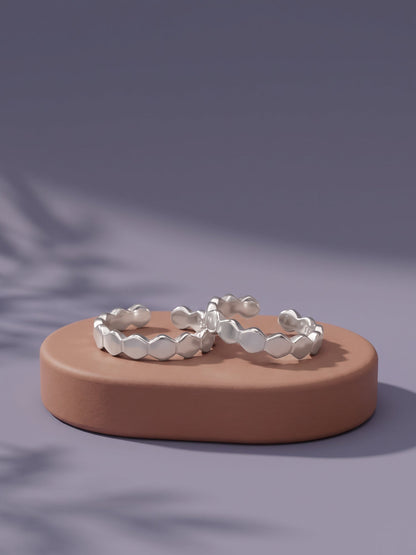 Silver Manisha Toe Rings