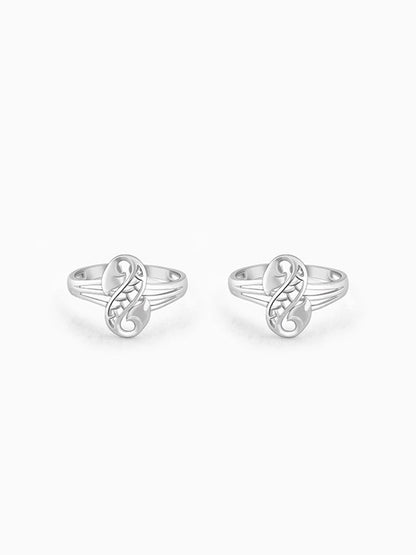 Silver Swaya Toe Rings