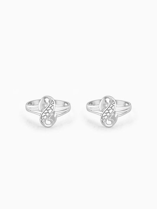 Silver Swaya Toe Rings