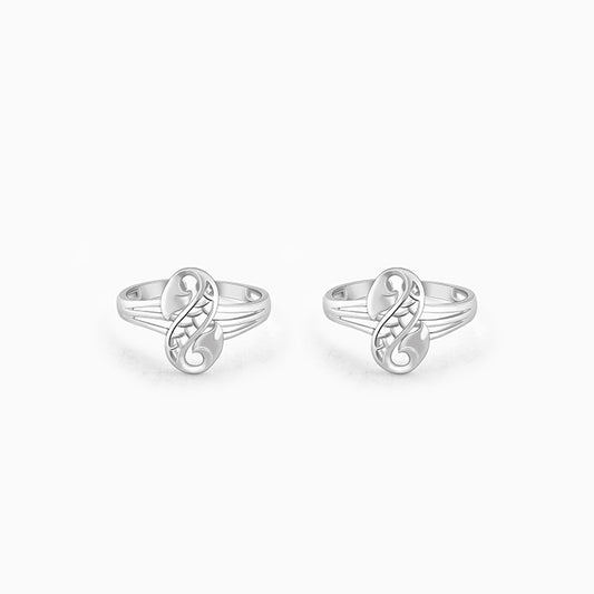 Silver Swaya Toe Rings