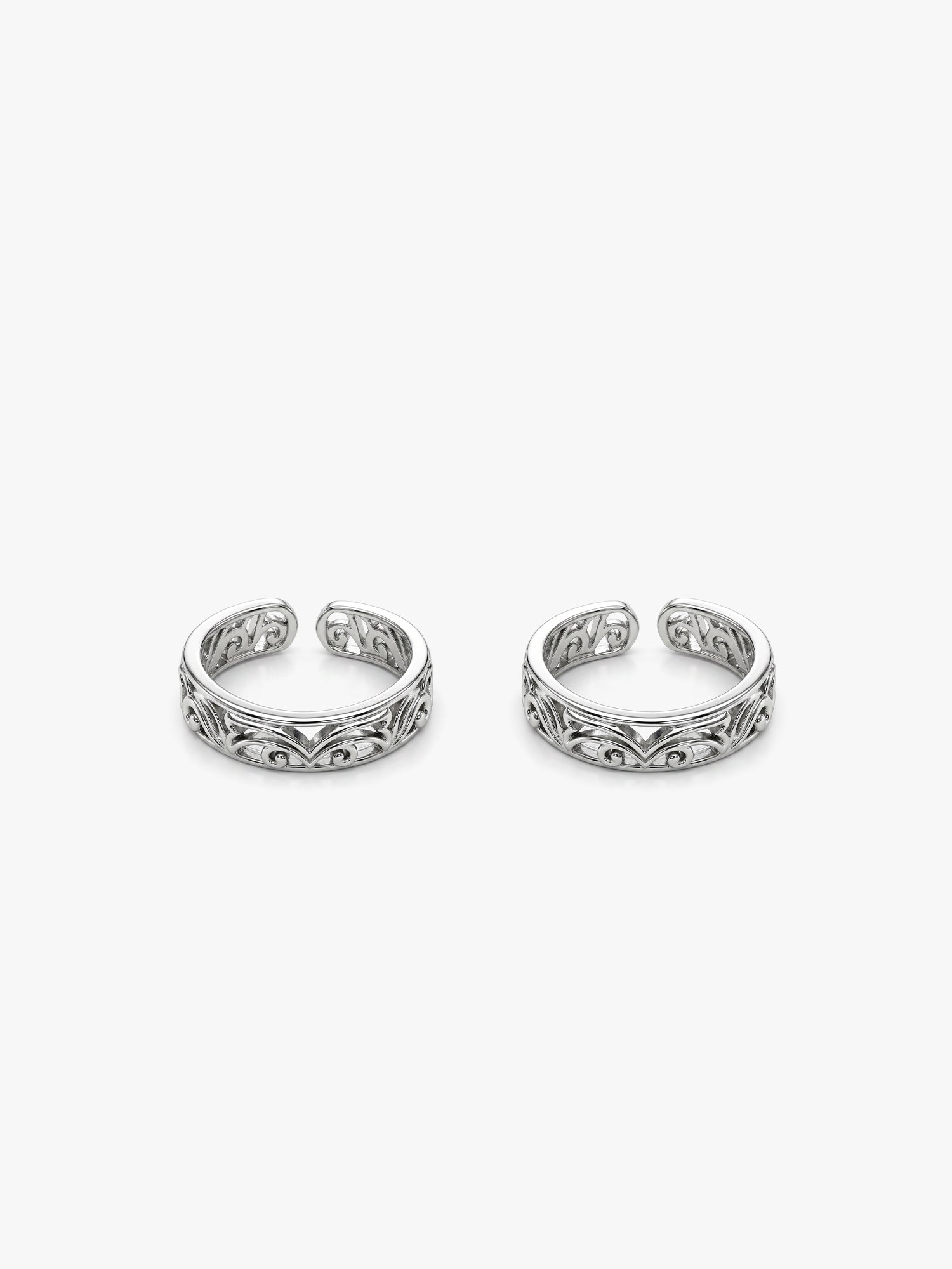 Silver Khoobsurat Toe Rings