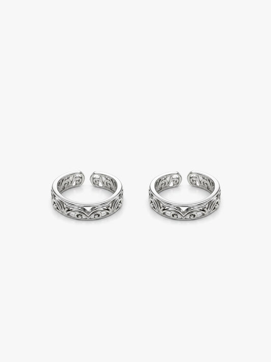 Silver Khoobsurat Toe Rings