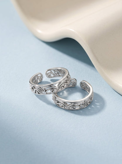Silver Khoobsurat Toe Rings