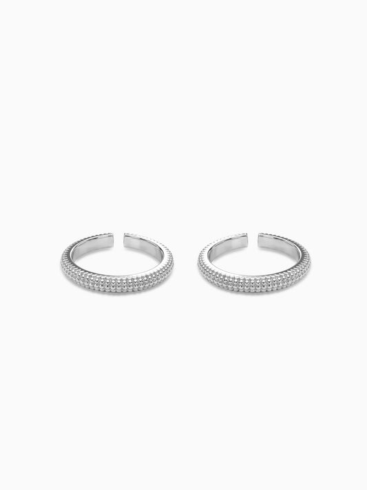 Silver Minimalistic Toe Rings