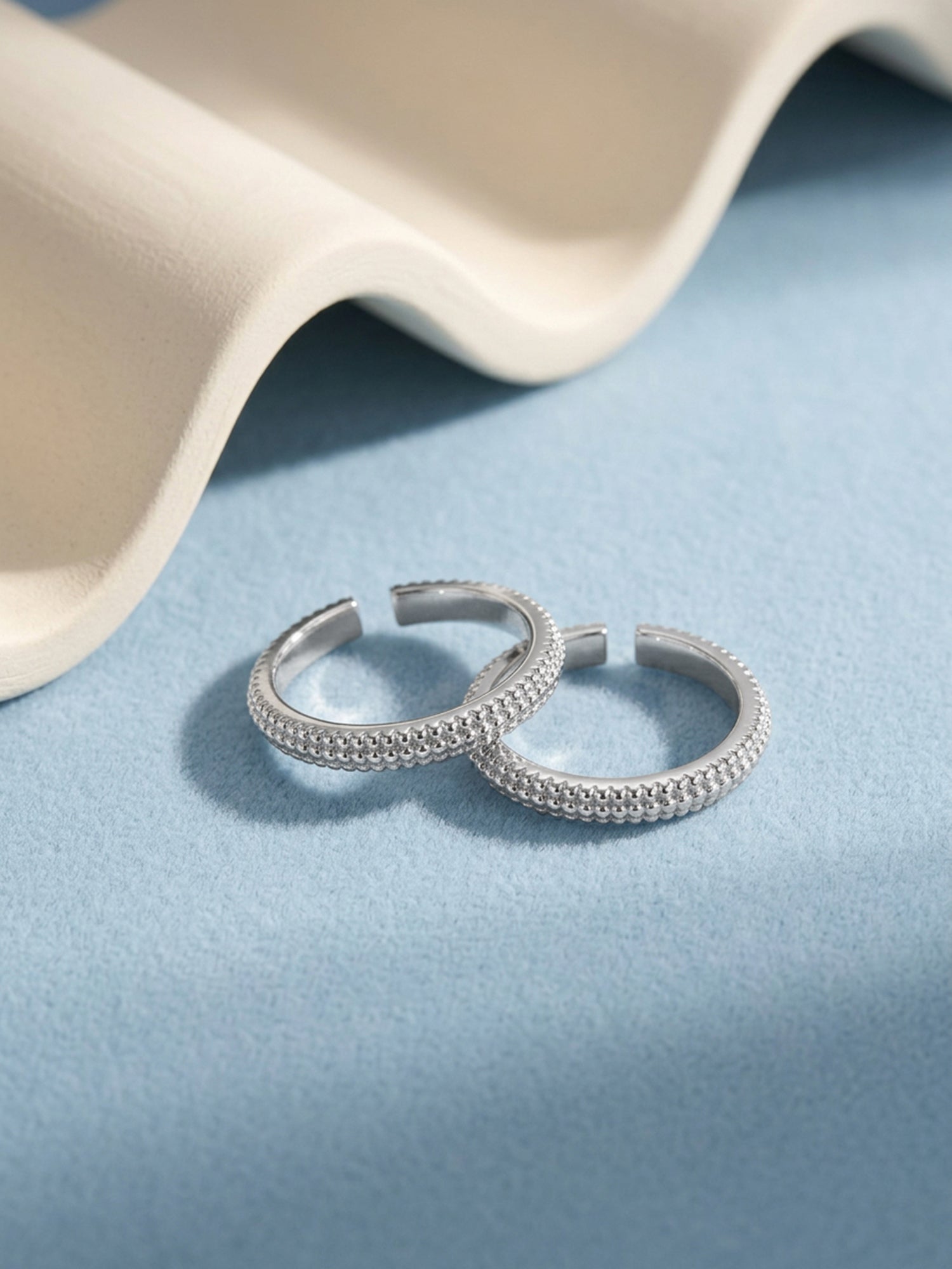 Silver Minimalistic Toe Rings