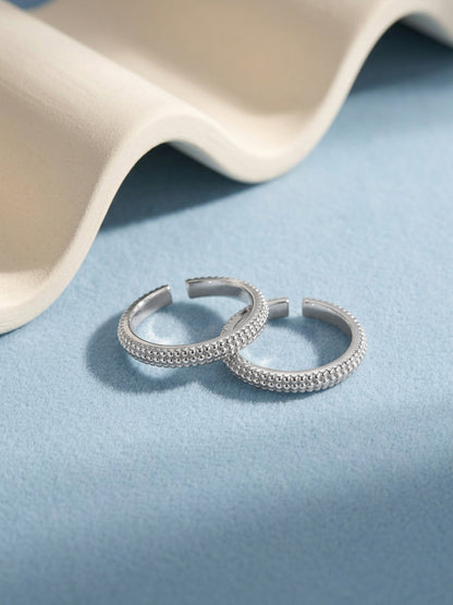 Silver Minimalistic Toe Rings