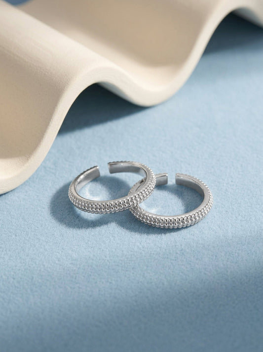 Silver Minimalistic Toe Rings