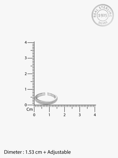 Silver Minimalistic Toe Rings