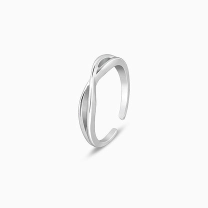 Silver Twist Toe Rings
