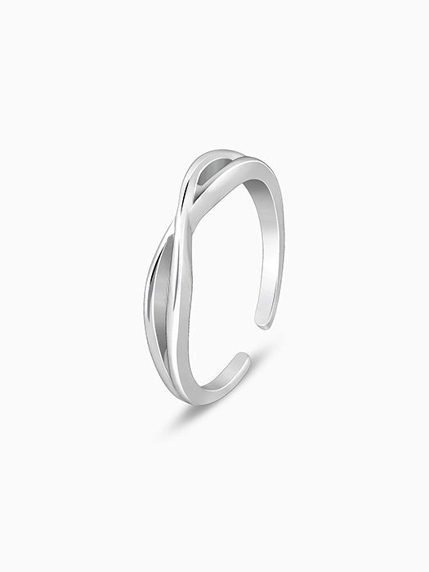 Silver Twist Toe Rings