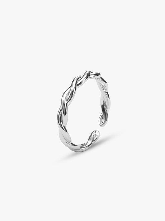 Silver Swirl Toe Rings