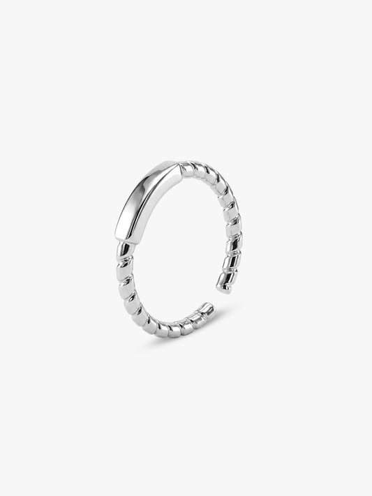 Silver Classic Shine Toe Rings