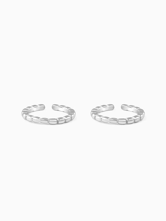 Silver Sushma Toe Rings