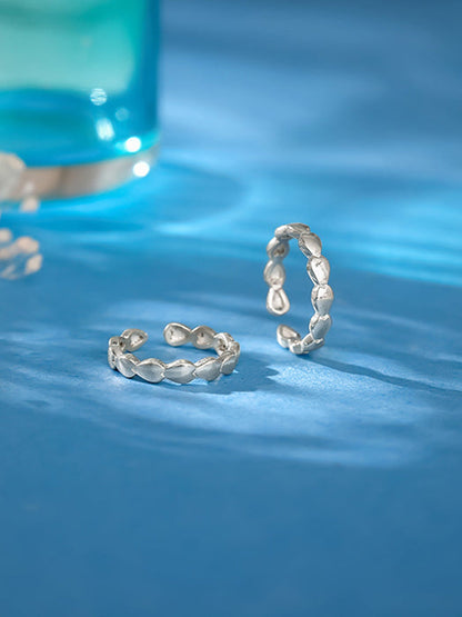 Silver Heart Toe Rings